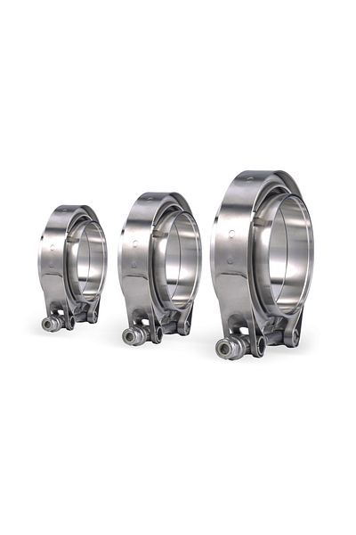 ZUIMI 76mm 3 Inch 304 Stainless Steel 2" 2.25" 2.5 3 Inch 51 63 76 Mm V Band Clamp Turbo Exhaust Pipe Vba