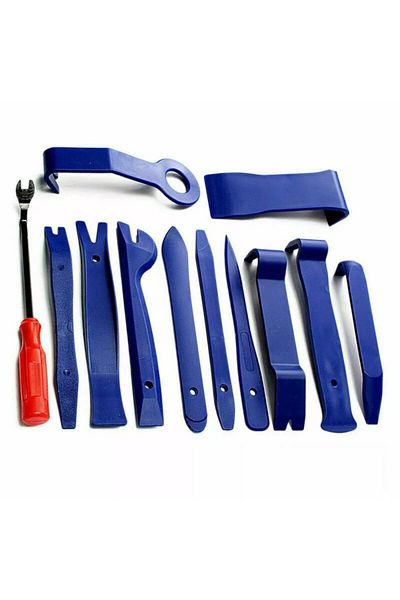 Choice Blue 12pcs Set Trim Wedge Plastic Mounting Lever Release Lever Disassembly Tool Set