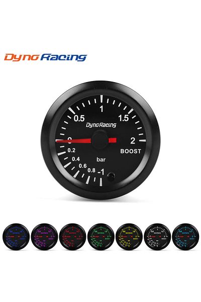 Choice شريط قياس التعزيز Dynoracing 2 بوصة 52 مم 7 ألوان سيارة عالية السرعة تعزيز درجة حرارة الماء درجة حرارة الزيت ضغط الزيت الهواء F