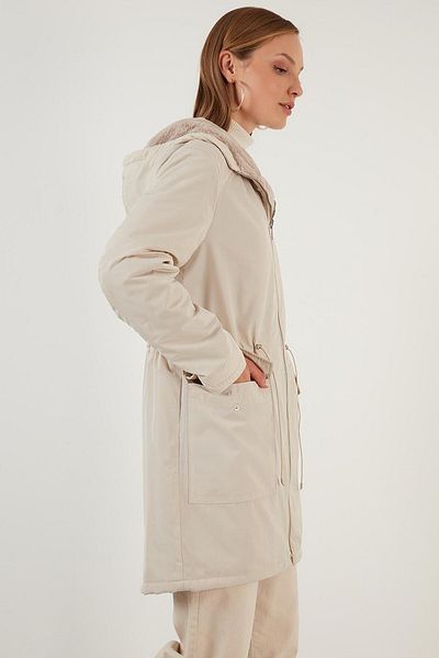 ONLY 15208727-22k Дамско двустранно палто от кожа