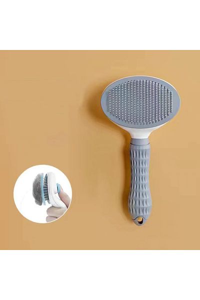 Choice Gray New Cat Comb For Long-haired Cat To Float Hair Needle Comb Pet Dog Comb Brush Pet Cat Cleaning