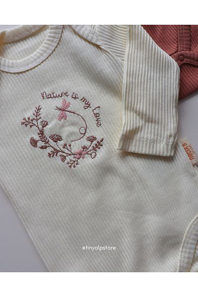 Necix's Cotton Comfortable Cute Design Animal Pattern Long Sleeve Newborn Baby Girl Boy Bodysuit