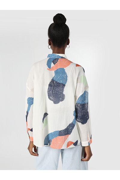 Colin's Colorful Long Sleeve Regular Fit Women's Shirt - Cl 1063889