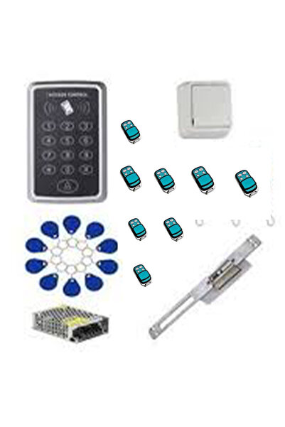 LEDONLİNE (8ADET) UZAKTAN  KUMANDALI Rfid Kapı Zili Şifreli Kapı Kilidi Siste...