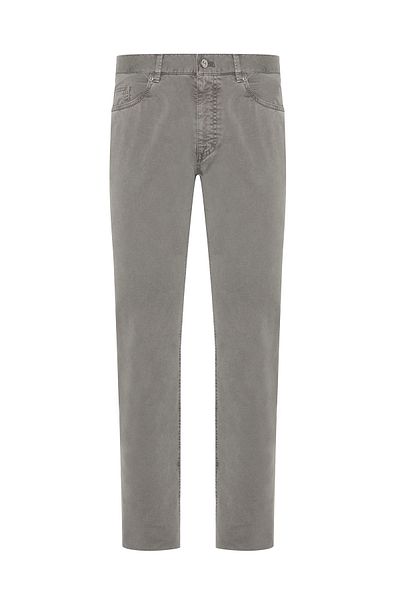 Hiltl Gray 5-Pocket Wash Slim Fit Trousers