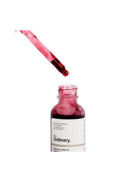 The Ordinary محلول تقشير AHA 30% + BHA 2% 30 مل، مصل تقشير مضاد لحب الشباب للوجه