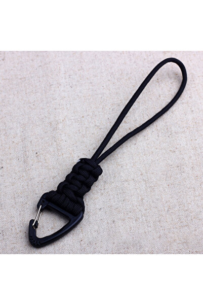 Choice 1 قطعة سوداء 1 قطعة 20 سم 6 أنماط سلسلة مفاتيح باراكورد مضفرة عسكرية م...