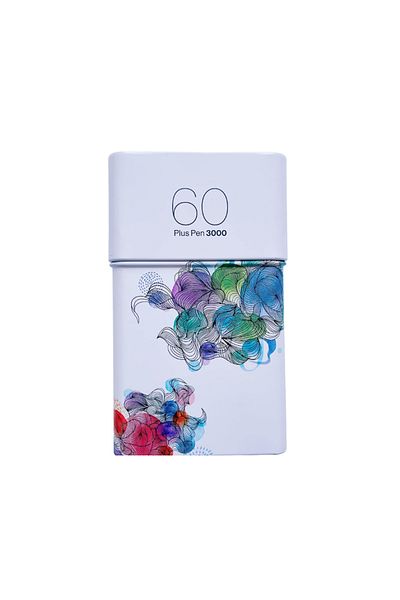 Monami 3000 Plus 60 Color Drawing Pen Set - Limited Edition Metal Box