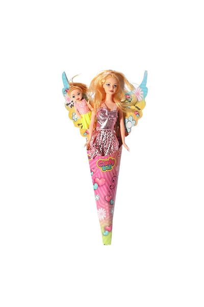 KdrElektronik Child 02286 Anlily Baby with Cone and Puppy -Oydaş