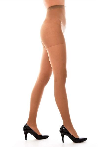 Müjde Women's Pantyhose 24 Pcs 20 Den Thin Toe Reinforced Durable Matte -