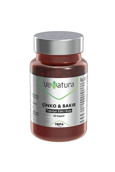 VeNatura 60 Capsules Zinc and Copper Food Supplement