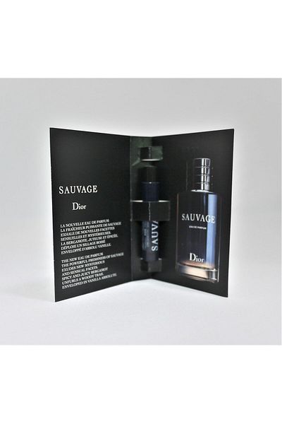 Dior 2018 Sauvage Eau de Parfum Sample Vial Spray .03 oz / 1 ml