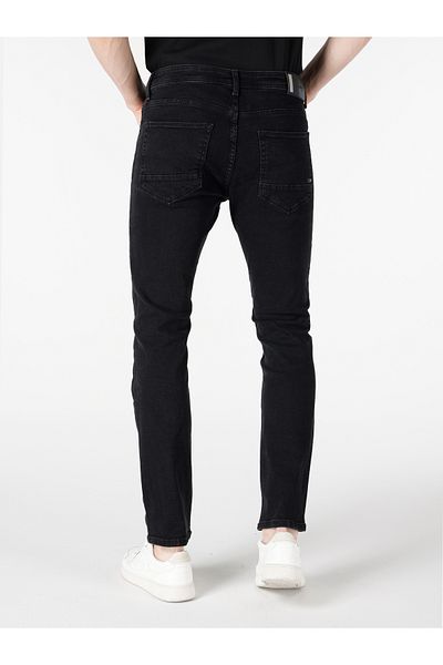 Colin's 044 Karl Straight Fit - Ανδρικό τζιν παντελόνι χαμηλής μέσης μαύρο CL 1065259