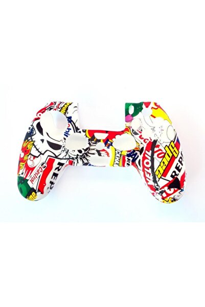 Konsol İstasyonu Playstation 4 Desenli Kol Koruyucu Silikon Kılıf 2p4 Ps4 Kol...