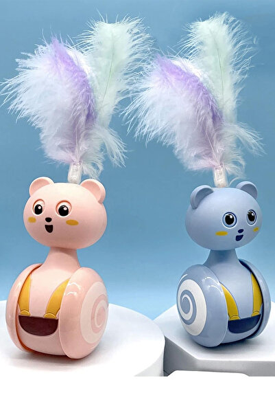 Efege لعبة قطط متحركة غير قابلة للانقلاب مع عجلات، نفق للقطط، سرير للقطط، لعب...