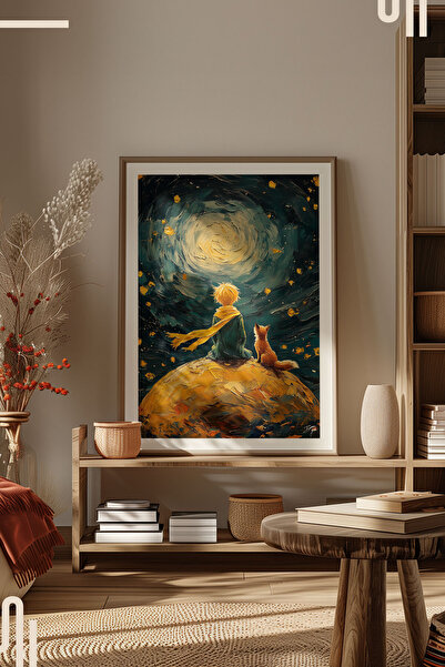Home Küçük Prens Art Poster - Duvar Dekorasyonu - Tablo Ölçülerinde Çerçevesiz Poster-benzeriyok