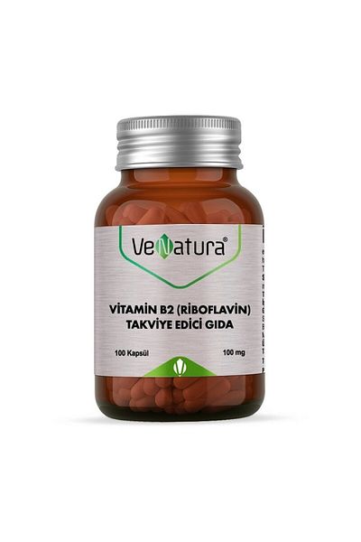 VeNatura Vitamin B2 Riboflavin 100mg Capsule 100 Pieces