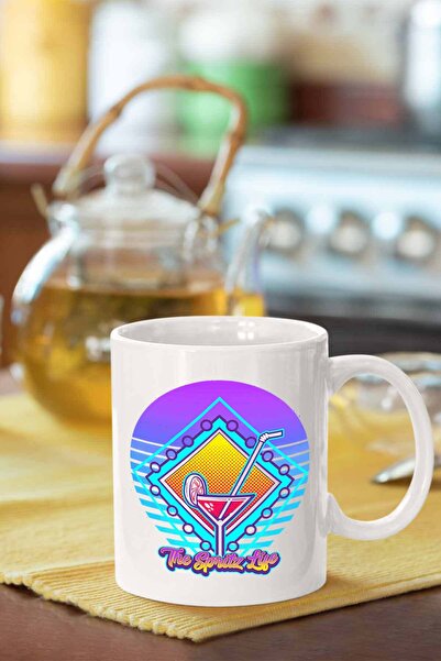 Piktorya كوب مطبوع عليه كوكتيل