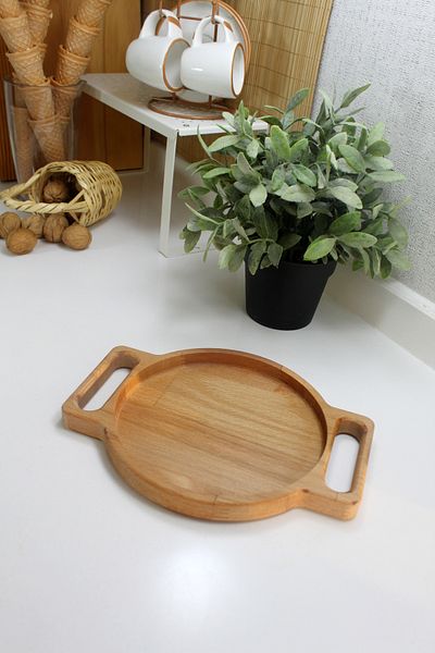Teknofors Tableware Serving Round Wooden Bowl Mat