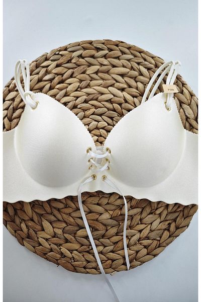 DoDe Flora Laser Cut Supported Underwire Free Bra F.K. 308