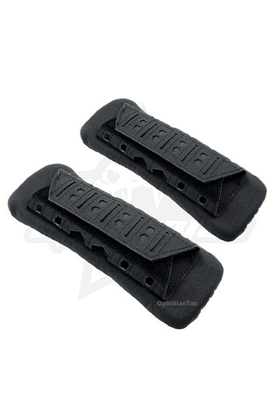 Choice Bk-2pcs Laser Cutting Vest Shoulder Strap Pads Outdoor Backpack Breathable Mesh Cushion Shoulder Pa