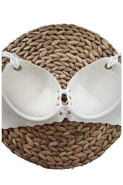 DoDe Flora Laser Cut Supported Underwire Free Bra F.K. 308