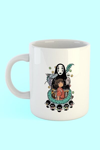 Piktorya هدية رائجة لكوب القهوة المطبوع من Spirited Away