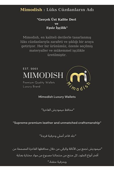 Mimodish 1St Class Workmanship Luxury Genuine Leather Men's Wallet Set with Hidden Coin Eyes Coin Pockets Zipper Leather