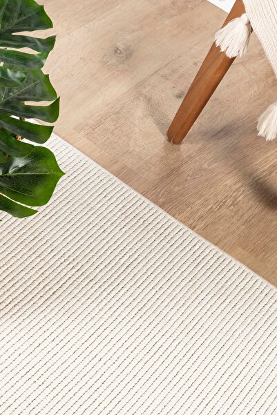 Konfor Halı Loopy 5552 Krem Yumuşak Dokulu Bukle Modern Salon Mutfak Koridor ...