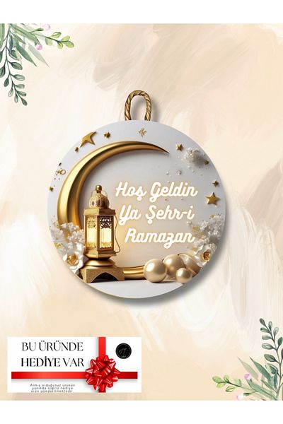 NT Handmade Bine ați venit Ornament pentru ușă Ramadan