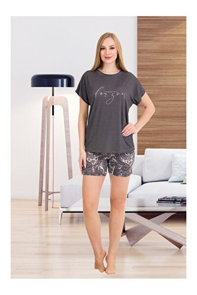 Lady Lingerie Kratki rukav 93% Pamuk 7% Likra Ženska pidžama sa kratkim hlačama