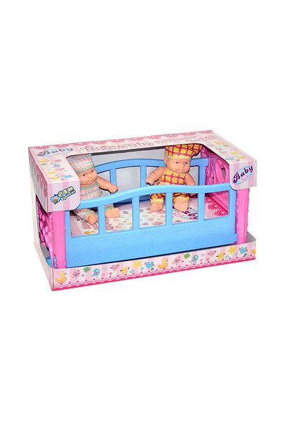 NillyToys CN2070AB Baby Crib Play Set-Halitcan