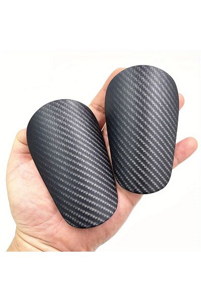 Choice Vein Black Protect Your Shins During Football Training With Mini Shin Guards - Lightweight And Comfo