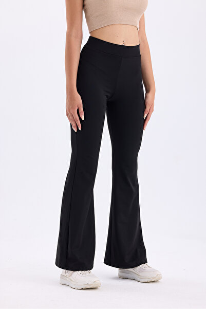 bodin Flared Leg Lycra Seasonal Lightweight Diving Fabric Leggings