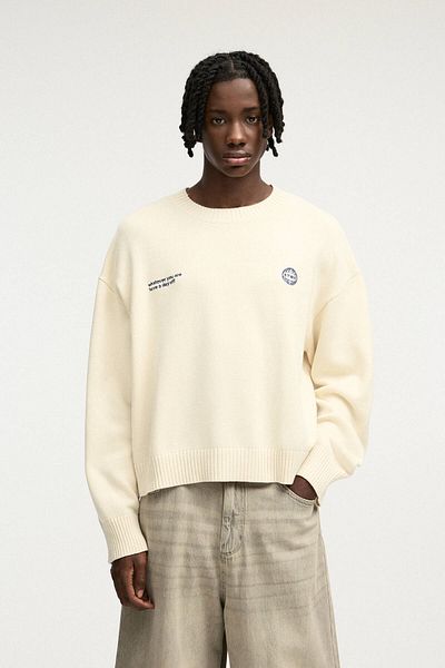 Pull & Bear Embroidered STWD jumper