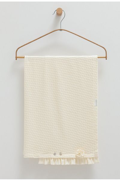 Caramell 100% Natural Cotton Baby Girl Blanket (90-90cm) Kids - Baby Blanket