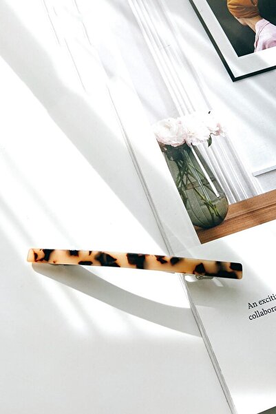 New Obsessions Plain Luxury Acrylic Turtle Back Automatic Hair Clip