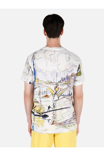 Colin's Tricou cu mânecă scurtă pentru bărbați, cu decolteu rotund, cu croială normală
