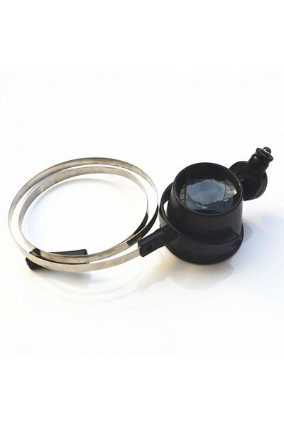 Nikula Plug-in Magnifying Glass 15x with Eye Clamps for Watch and Electronic Repair