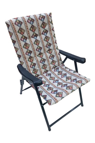 Cady One كرسي تخييم قابل للطي وخفيف الوزن ومبطن وذو ظهر مرتفع للتخييم في الهو...