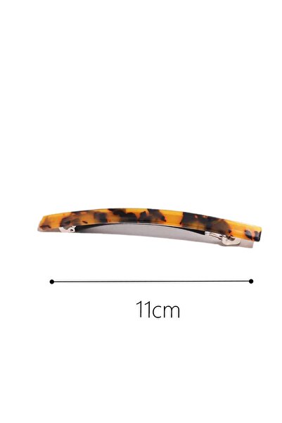 New Obsessions Plain Luxury Acrylic Turtle Back Automatic Hair Clip