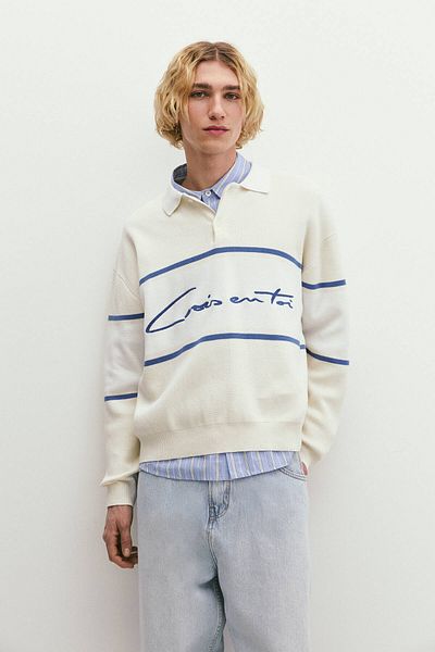 Pull & Bear Long sleeve polo shirt