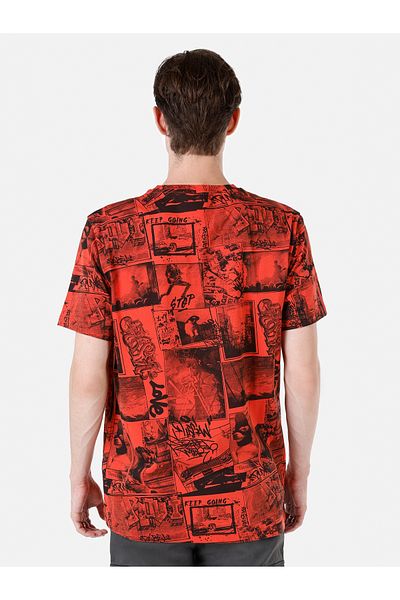 Colin's Tricou portocaliu pentru bărbați - mâneci