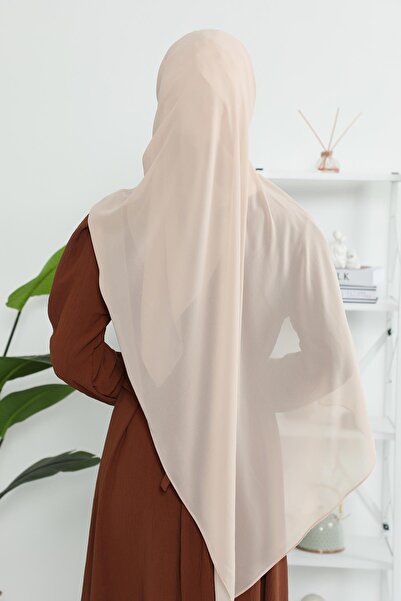 Aisha's Design Πρακτικό σάλι από σιφόν κλασικού σχεδιασμού, PS-11, ανοιχτό βιζόν