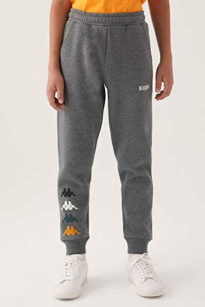 Kappa Παιδική φούτερ Unisex 7-16 ετών - Ανθρακί