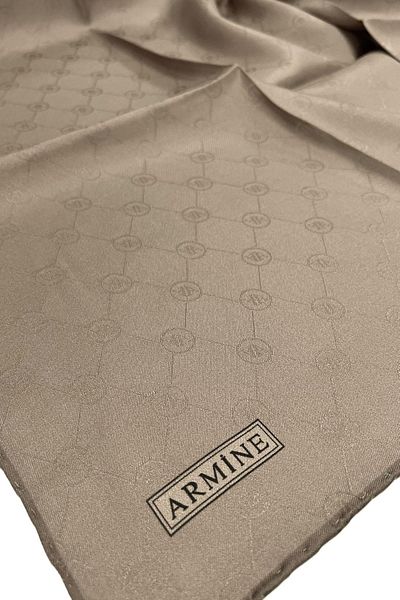 Armine Μεταξωτό μαντήλι Ζακάρ 2000 - Μονόγραμμα μοτίβο - Βιζόν 235355