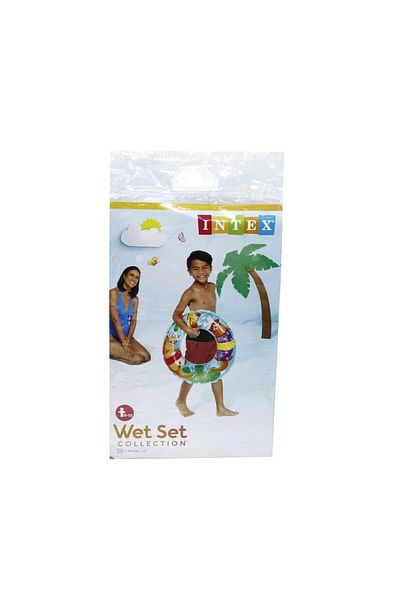 NillyToys Is59242 Transparent Printed Bagel 61 cm - Vardem Toy