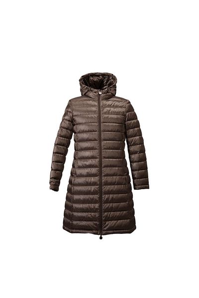 Penelope Vera Collection - 100% Goose Feather Coat Brown L