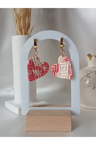 La fee aksesuar Steel Earrings Heidiye for Valentine's Day and Mother's Day -...
