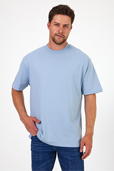 Rodi Erkek Bisiklet Yaka Human Baskılı T-shirt 7027